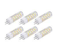 Fafeicy 6 Pièces G4 Ampoules LED 220V 3 Couleurs de Lumière Chaud Naturel Blanc Froid Protection des Yeux 30000H économie D'énergie pour Plafonnier Applique Lampe de Table (G4 7W 64LED)