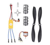 Fafeicy A2212 Moteur sans Balais 10T 1400KV, Kit Combo ESC avec 30A ESC, pour RC Quadcopter Helicopter Drone Glider Multi Rotor Aircraft