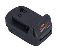 Fafeicy Adaptateur Convertisseur Batterie 18V pour Outils | Construction en Nylon 66 et Fibre de Verre, Résistant à la Température jusqu'à 200°C, Raccord en Laiton nickelé, pour Usage