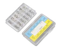 Fafeicy Adaptateur de Pince de Boîtier de Montre en Acier Inoxydable, Jeu de Rondelles de Vis de Fixation de Boîtier de Montre 240 Pièces pour ETA 2824 2836 2846 Outils de Réparation de Montres pour