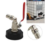 Fafeicy Adaptateur d'eau S60x6, Raccord de Valve en Laiton avec Poignée, Sortie G3/4 Pouces, Installation Facile pour Tuyau d'arrosage