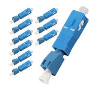 Fafeicy Adaptateur Fibre Optique SC Mâle vers LC Femelle, Faible Perte D'insertion ≤ 0,3 DB, Haute Précision, avec Conception Compacte, pour équipement de Communication Optique Ethernet