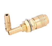 Fafeicy Adaptateur Refroidi à l'eau, Connecteur Femelle Rapide fabriqué avec Précision, Adaptateur de Gaz de Torche de Soudage MIG TIG de 8 Mm, Couleur Rouge, pour équipement de Soudage à l'arc