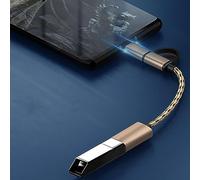 Fafeicy Adaptateur USB 3.0 OTG A vers Type C, Taux de Transfert élevés, Deux Interfaces, Interface en Alliage d'aluminium, Conception Sophistiquée, Utilisation Multifonctionnelle, Câbles et