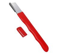 Fafeicy Affûteur D'outils de Jardin, Lame en Acier allié 45 (rouge) | Dispositif de Affûtage Polyvalent pour Sécateurs, Couteaux D'office et Ustensiles de Cuisine, Poignée Antidérapante en