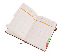 Fafeicy Agenda Quotidien 2026, Carnet de Planification 2026, Organiseur 2026, 200 Feuilles, 400 Pages de Janvier à Décembre, Planification de Rendez-vous Horaire, Couverture en Cuir PU