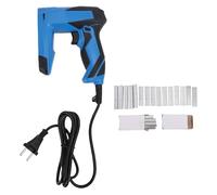 Fafeicy Agrafeuse électrique, Agrafeuse Compacte et Légère à Chargement par le Bas avec 3 Interrupteurs de sécurité pour la Décoration Intérieure, la Réparation de Meubles en Bois (Prise UE)