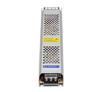 Fafeicy Alimentation Ultra-Mince pour Bande LED 400W, Driver de | Bornes de câblage groupées, tension constante 12V 33,3a, châssis évidé en alliage d\'aluminium, pour la signalisation
