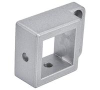 Fafeicy Aluminium Connecteur D'angle de Base à 1 Voie, Bloc Fixe à Fente | Ensemble de cadre d\'extrusion, billette anodisée 6063-T5, joint anti-torsion à 90°, support de portique, protection de