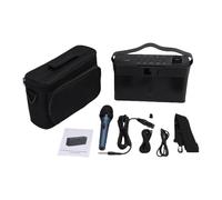 Fafeicy Amplificateur de Guitare 60 W, Haut-Parleur Portable BT 5.3 Rechargeable avec Entrée Microphone, Lecteur USB AUX, pour Performances en Plein Air, Chant et Lecture de Musique