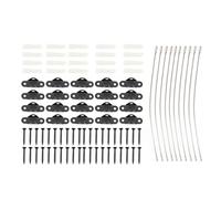 Fafeicy Ancrages de Meubles, Ancre de sécurité Murale Réglable en Acier Inoxydable, Sangles de Meubles Anti-basculement pour la Protection des Bébés