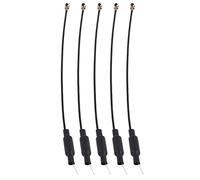 Fafeicy Antenne WiFi Omnidirectionnelle Double Bande, RG1.13 10-Pack | Module de fréquence 2.4G 5.8G, élément de Tube en cuivre, Terminal , câble Flexible à faible perte, pour Drone de mesure de