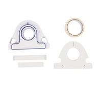 Fafeicy Applicateur de Bande de Masquage, Applicateur de Ruban de Sol de Distributeur de Masqueur à Main avec Rouleau D'autocollant Blanc de 25 Mm de Large pour le Cadre de la Porte de