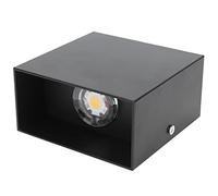 Fafeicy Applique Murale, 7W LED Applique Murale Forme Carrée Double Tête Applique Murale Murale Lumière Blanche Chaude Style Simple Lampe Décorative Haut vers Le Bas, Lampes de Lecture