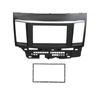 Fafeicy Autoaccessorymisc Kit de Tableau de Bord Compatible Stéréo Double DIN pour Lancer 2007+, Galant Fortis 2007+, PROTON Inspira 2010+ avec Matériau ABS, Facile à Installer sur la Voiture
