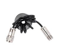 Fafeicy Balun 1:1, Bague D'antiparasitage pour Ondes Courtes,8-30 MHz Suppression HF en Mode Commun avec Connecteur M Mâle vers M Femelle