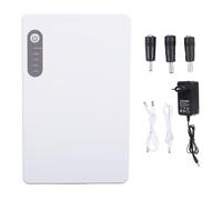 Fafeicy Batterie de Secours UPS 10 000 MAh, Alimentation Portable avec 3 Ports DC 1 Port USB 1 Port de Type C, pour Routeurs, Modems, Caméras de sécurité, Smartphones, Télécopieurs (Prise UE)