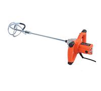 Fafeicy Bétonnière Électrique Manuelle 2100W Malaxeur Perceuse 6 Vitesses | Outil de Mélange pour Peinture et Plâtre, Contrôle de Vitesse 0-980 Tr/min, Poignée à Roue Ergonomique, Construction