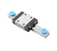 Fafeicy Bloc Coulissant de Rail de Guidage Linéaire, Acier à Roulement avec Conception de Contact à 4 Points pour un Mouvement Précis dans les Petits équipements Automatiques (55mm)