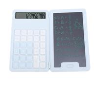 Fafeicy Bloc-Notes à écran LCD, Calculatrice à Gros Boutons, Portable, pour Le Travail à Domicile, L'école et Les Affaires