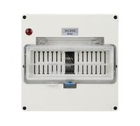 Fafeicy Boîte de Disjoncteur, Boîte de Distribution de Puissance en Boîtier de Rail DIN avec Cote Imperméable IP66 et Trous Pré-percés pour Le Panneau Solaire électrique Station de