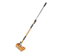 Fafeicy Boîte de Finition Plate Professionnelle pour Cloisons Sèches de 10 Pouces, Boîte à Boue en Alliage D'aluminium pour Cloisons Sèches avec Poignée Réglable de 38,6 à 70,9 Pouces