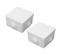 Fafeicy Boîte de Jonction, Boîtier étanche en ABS 2 Pièces, IP55 pour