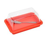 Fafeicy Boîte de Rangement de Beurre, Boîte de Rangement de Beurre Transparente pour Réfrigérateur, de de Fromage avec Couteau, Récipient de Stockage de Nourriture de Différentes Formes, Cuisine de