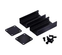 Fafeicy Boîte D'instruments PCB en Aluminium 50x25x25 Mm, Boîtier de Refroidissement électronique extrudé avec Surface Sabllacée, Enclos de Projet de Bricolage pour les Cartes de