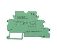 Fafeicy Borne de Relais Statique 10A sans Caractéristique Indicateur LED Modèle de Boîtier IP20 LRD -24D24/10 Compatible avec Phoenix 2964322 pour L'automatisation D'usine