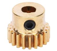 Fafeicy Boston Gear Spur Gear en acier moulé 20T, Pignon droit Boston Gear 20T, 16 Pas, 6mm D-Alésage, 17,6mm Diamètre extérieur, 6mm Face d'extrémité, pour accessoires de robot industriel