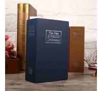 Fafeicy Box Livre de Verrouillage de sécurité, Style de Dictionnaire Portable pour le Bureau à Domicile, Verrouillage codé, Boîte Robuste pour les Objets de Valeur (Mot de passe bleu)