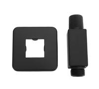 Fafeicy Bras de Douche Droit de 8.5cm, Rallonge de Douche Carrée, Raccord de Tuyau avec Entrée 14 NPT pour Installation de Pomme de Douche