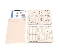 Fafeicy Bras Robotique Hydraulique en Bois | Kit complet avec seringues, Sans batterie ni électricité, Fonctionnement hydraulique, Idéal pour éducation et bricolage