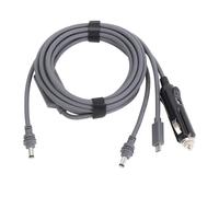 Fafeicy Câble d'alimentation 3 en 1 pour L'antenne Mini-Satellite, Cordon d'alimentation PD de Type C à DC avec Entrée de Chargeur de Voiture à 24 V 24 V, 5 Mètres 18awg Copper IP68