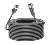 Fafeicy Câble D'antenne Parabolique Performance Gen 3, 82 Pieds de Long, Robuste, étanche IP68, en Caoutchouc et Cuivre, Cordon d'alimentation pour Le Bureau et la Maison