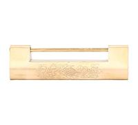 Fafeicy Cadenas en Laiton Antique 8 Cm, Serrure Chinoise Vintage avec rtisanat Délicat, Excellent Cadeau, Goût Unique, Cadenas Antique en Laiton, pour Porte de Placard, Porte d'armoire