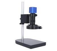 Fafeicy Caméra de Microscope Industriel, Grossissement 24 MP 130X, Oculaire électronique avec Sortie Vidéo 1080P, Lumière LED Réglable, pour Chercheurs et Amateurs (Prise UE)