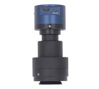 Fafeicy Caméra de Microscope Numérique, Résolution Maximale de 41 MP, Enregistrement Vidéo 4K, Oculaire électronique pour L'industrie et la Recherche (Prise UE)