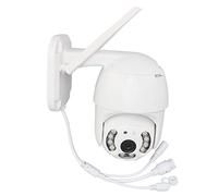 Fafeicy Caméra de sécurité sans Fil 3MP Extérieure, Rotation à 360°, étanche IP66, avec Double éclairage et Nocturne pour la de Votre Domicile. (Prise UE 220V)