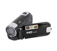 Fafeicy Caméra DV 4K 48MP 2,7 Pouces TFT Écran Rotatif 16x Caméra Vidéo Zoom Numérique avec Câble USB (Black)