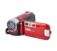 Fafeicy Caméra DV 4K 48MP 2,7 Pouces TFT Écran Rotatif 16x Caméra Vidéo Zoom Numérique avec Câble USB (Rouge)