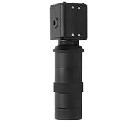 Fafeicy Caméra Industrielle 16MP 1080P, Objectif C-Mount 0,12-2X avec Vidéo 30FPS 60FPS pour Réparation de Bijoux, Téléphones et Microélectronique (Prise UE)