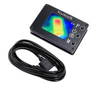 Fafeicy Caméra Thermique Portative avec écran TFT de 1,8 Pouce, Caméra | Capteur Infrarouge 32x24, de Lumière Visible, Transfert de Données , Batterie Rechargeable, Usage CVC et électrique.