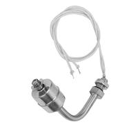 Fafeicy Capteur de Niveau de Liquide, Interrupteur à Flotteur en Acier Inoxydable, Capteur de Niveau d'eau Miniature, 0-220 V AC 0-200 V DC, Idéal pour Les Aquariums et la Culture Hydroponique