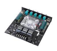 Fafeicy Carte d'amplificateur Audio de Caisson de Basses, Puce TDA7498E, 2.1 Canaux avec 160 W × 2, Caisson de Basses 220 W, Idéale pour Les Projets Audio Domestiques et Automobiles