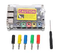 Fafeicy Carte D'extension d'alimentation avec Bouton de Tension Réglable QC2.0 QC3.0 Module USB 2.0 6 Ports Connecteur Adaptateur 24 Broches pour Bricoleurs Amateurs