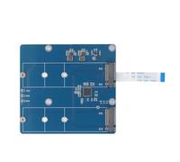 Fafeicy Carte d'extension SSD, Module d'extension de Stockage Double NVMe M.2 PCIe pour Pi 5 avec Indicateurs LED Intégrés, Transfert de Données Haute Vitesse et Connexion Stable