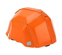 Fafeicy Casque Pliable Casque de sécurité Extérieur d'urgence avec Plastique Haute Résistance pour Le Travail en Plein Air Sports Voyage Prévention des Catastrophes d'urgence (Orange)