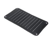 Fafeicy Chargeur Solaire Portable, ETFE USB Sortie 5V | Module monocristallin pliable, efficacité de conversion de 23 %, stabilisation intelligente de la tension, revêtement
